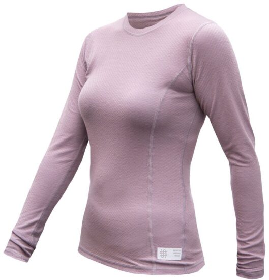 SENSOR MERINO DF dámské triko dl.rukáv mystic violet Velikost: L
