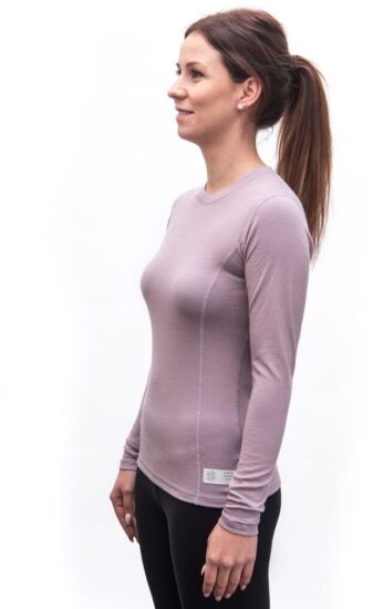 SENSOR MERINO DF dámské triko dl.rukáv mystic violet Velikost: S 8592837101026 - Obrázek 2