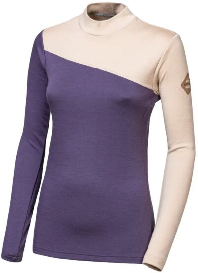 SENSOR MERINO EXTREME UP dámská mikina dl.rukáv grape purple/beige Velikost: XL