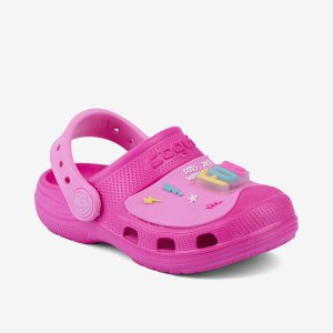 Svítící dětské clogsy COQUI MAXI 90's Flash růžové
