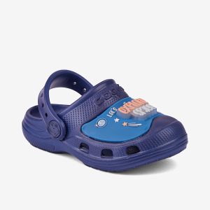 Svítící dětské clogsy COQUI MAXI Blue Space Flash Modré