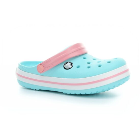 pantofle Crocs Crocband Clog K - Ice Blue/white