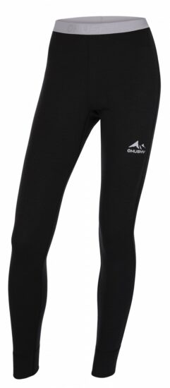 Husky Merino termoprádlo kalhoty Mercie L black Velikost: M 8592287195255