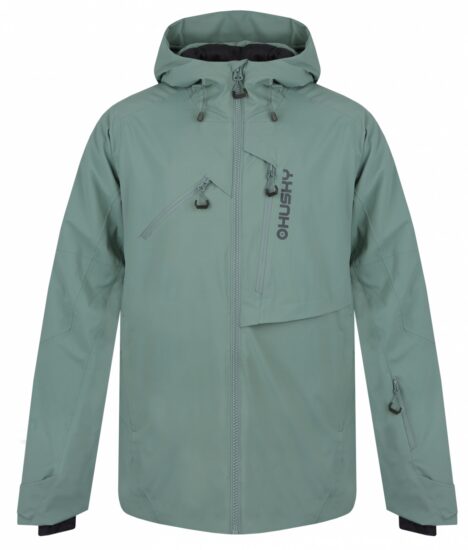 Husky Pánská lyžařská bunda Grut M faded green Velikost: XXXL - Obrázek 2
