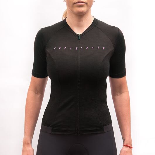 FRESH TRASH FT women's lite merino jersey true black Velikost: S - Obrázek 2