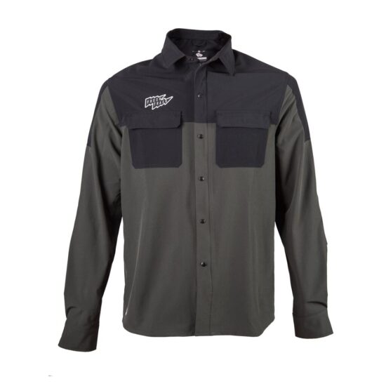 Fresh Trash UNISEX RIDER LONG SLEEVE SHIRT OLIVE GREEN/BLACK Velikost: XL
