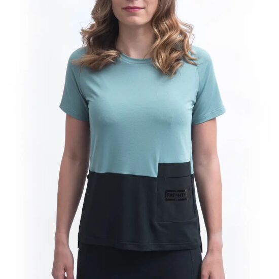 Fresh Trash WOMEN'S HORIZON POCKET SHORT SLEEVE JERSEY MINT/BLACK Velikost: XL - Obrázek 2