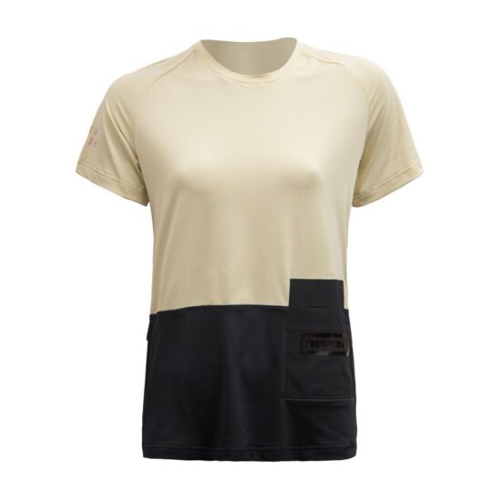 Fresh Trash WOMEN'S HORIZON POCKET SHORT SLEEVE JERSEY SAND/BLACK Velikost: L