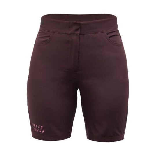 Fresh Trash WOMEN'S RIDER SHORTS PORT RED Velikost: L