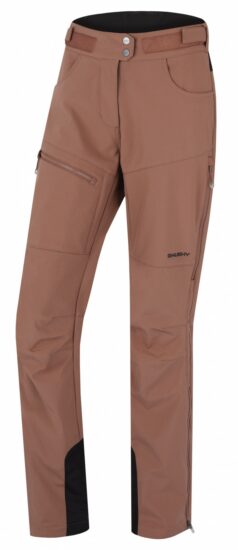 Husky Dámské softshell kalhoty Keson L brown Velikost: XL 8592287192032