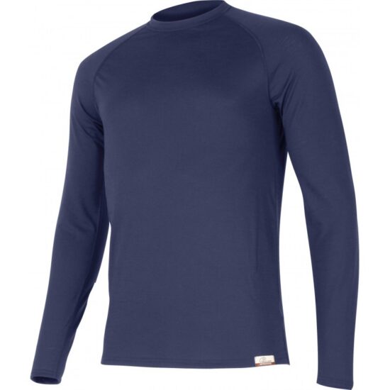 LASTING pánské merino triko ATAR modré Velikost: XXL