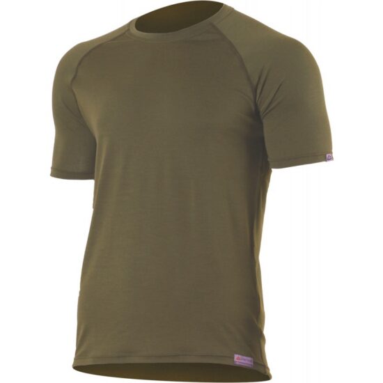 LASTING pánské merino triko QUIDO zelené Velikost: XXL