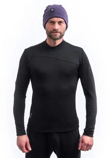 SENSOR MERINO EXTREME UP pánská mikina dl.rukáv černá Velikost: S - Obrázek 2