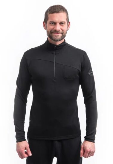 SENSOR MERINO EXTREME UP pánská mikina dl.rukáv zip černá Velikost: M 8592837109855 - Obrázek 2