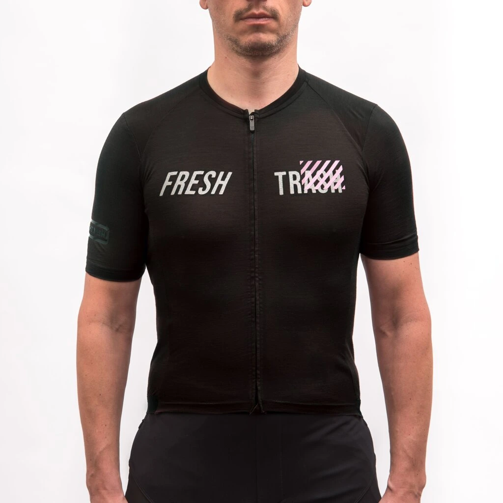 Fresh Trash MEN'S LITE MERINO EVO JERSEY TRUE BLACK Velikost: XXL - Obrázek 2