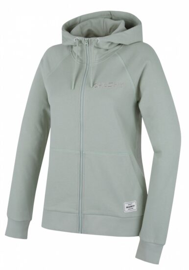 Husky Dámská bavlněná mikina Brool L light green Velikost: S 8592287196757