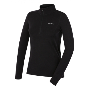 Husky Dámská merino mikina Aron Zip L black Velikost: XL 8592287193794