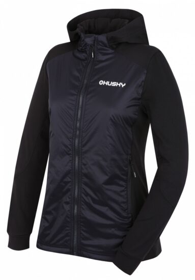 Husky Dámská mikina na zip Any L black Velikost: S