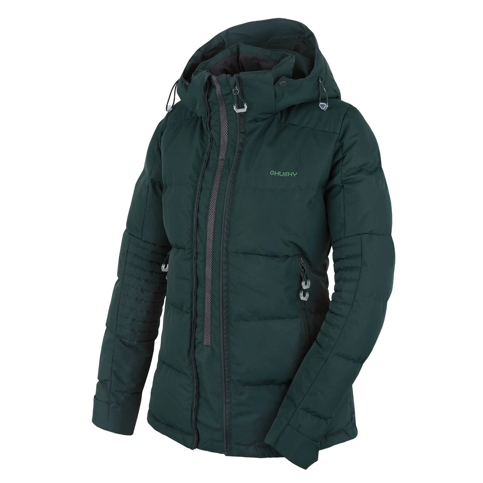 Husky Dámská plněná zimní bunda Norel L dark green Velikost: XL - Obrázek 2
