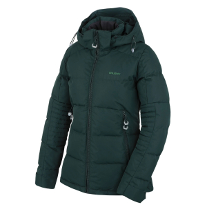 Husky Dámská plněná zimní bunda Norel L dark green Velikost: XL