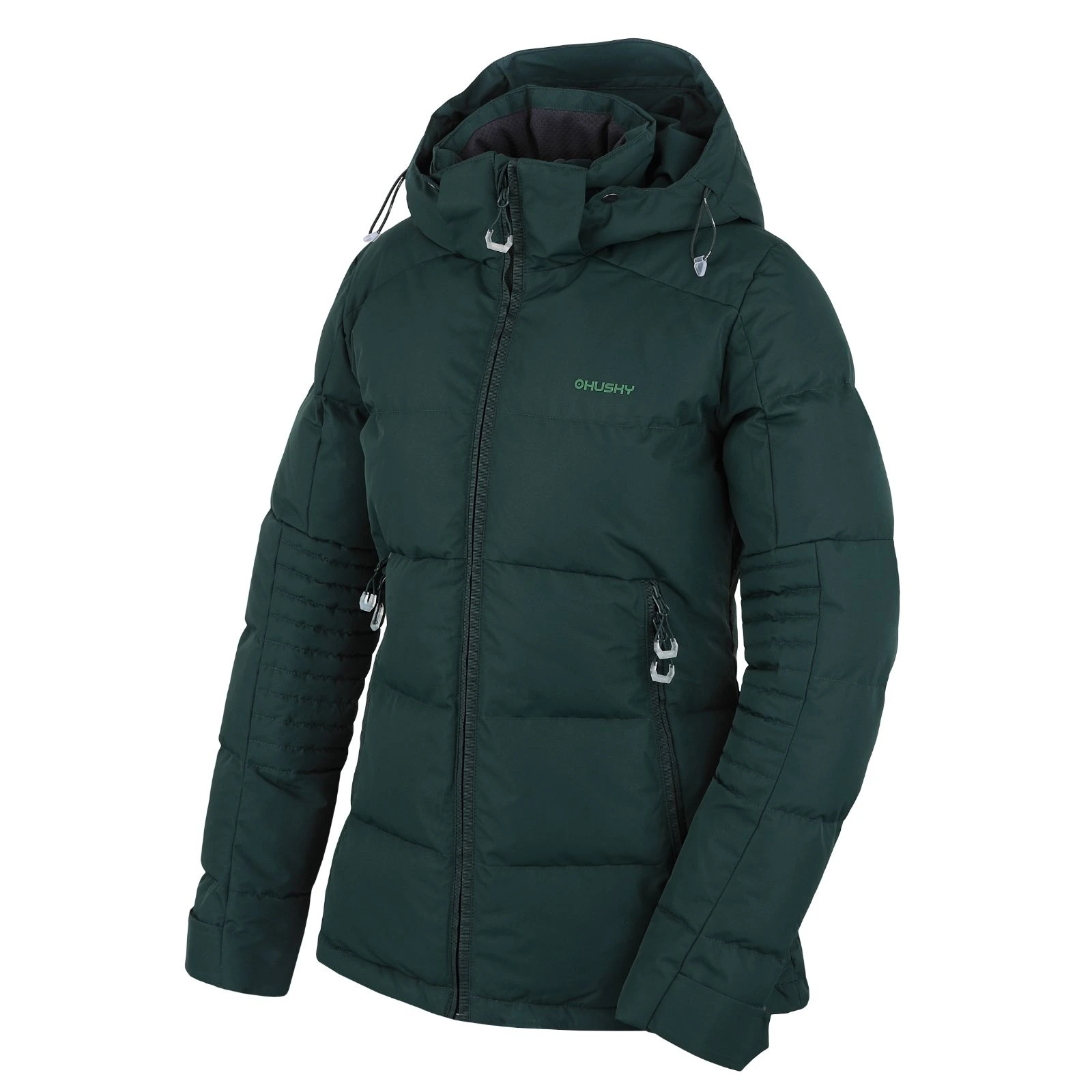 Husky Dámská plněná zimní bunda Norel L dark green Velikost: XL