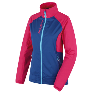 Husky Dámská softshell bunda Suli L pink/blue Velikost: S