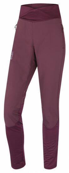 Husky Dámské softshellové kalhoty Kuty L dark magenta Velikost: XXL