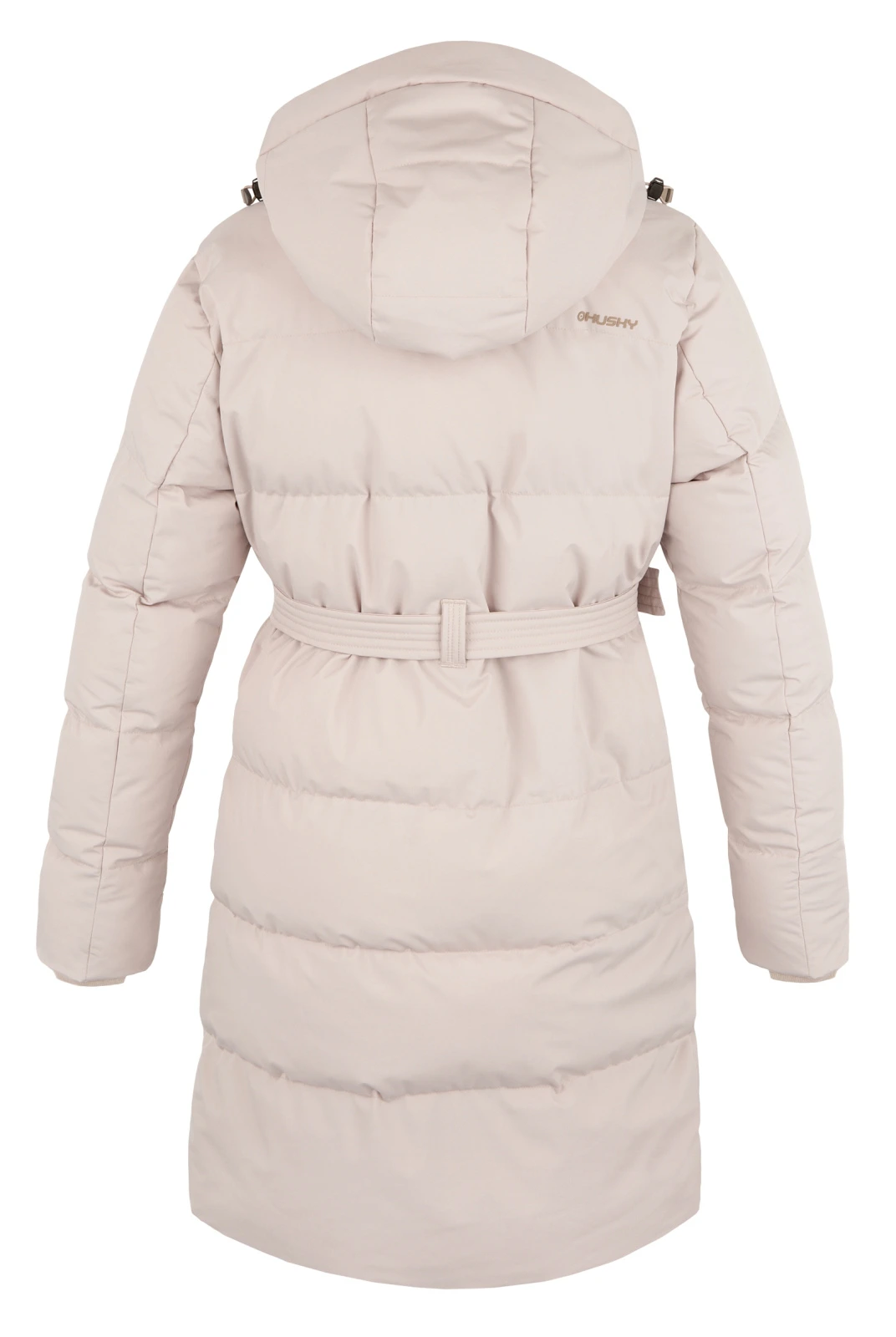 Husky Dámský hardshellový plněný kabát Nerine L beige Velikost: XL - plus - Obrázek 2