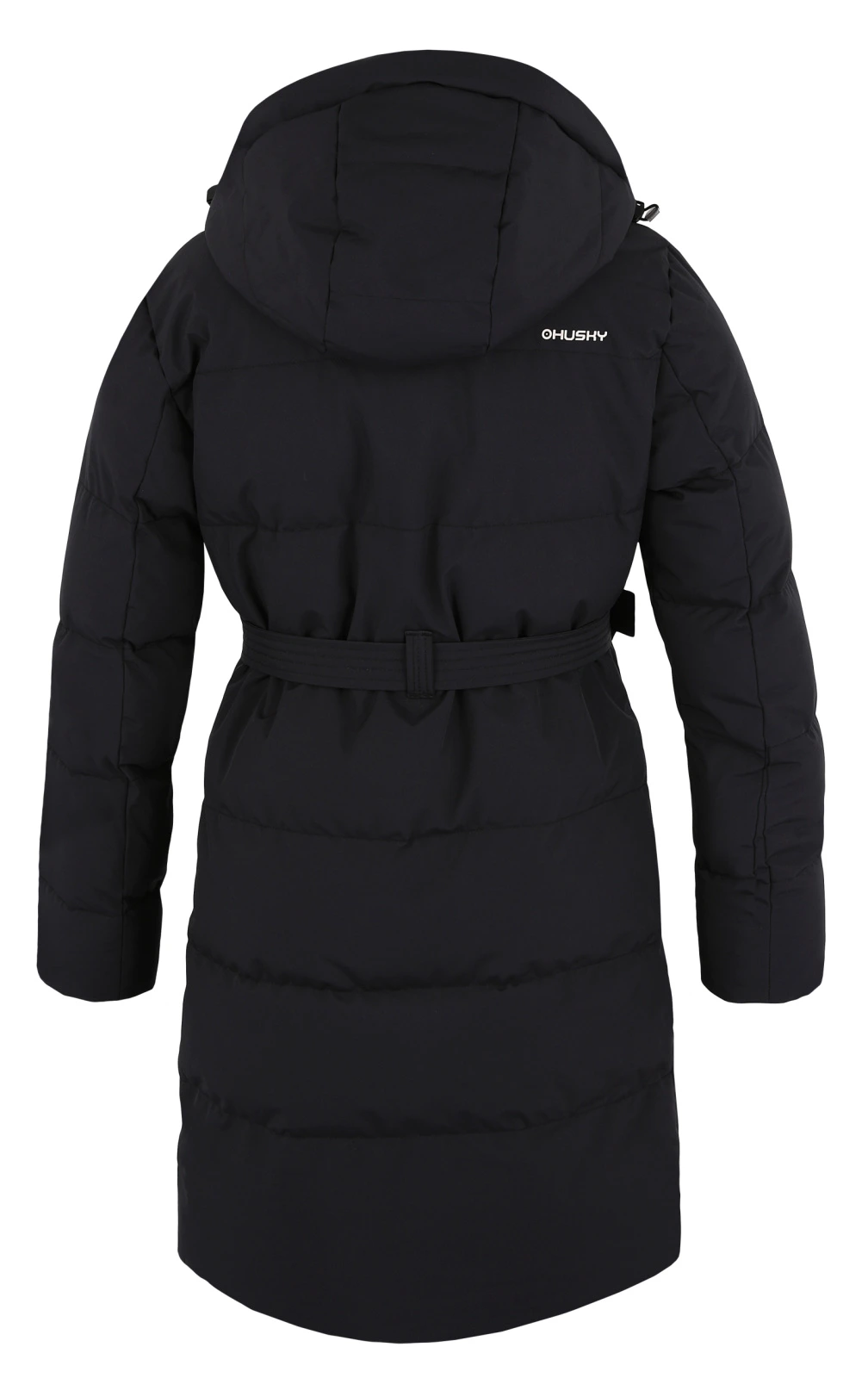 Husky Dámský hardshellový plněný kabát Nerine L black Velikost: XL - Obrázek 2