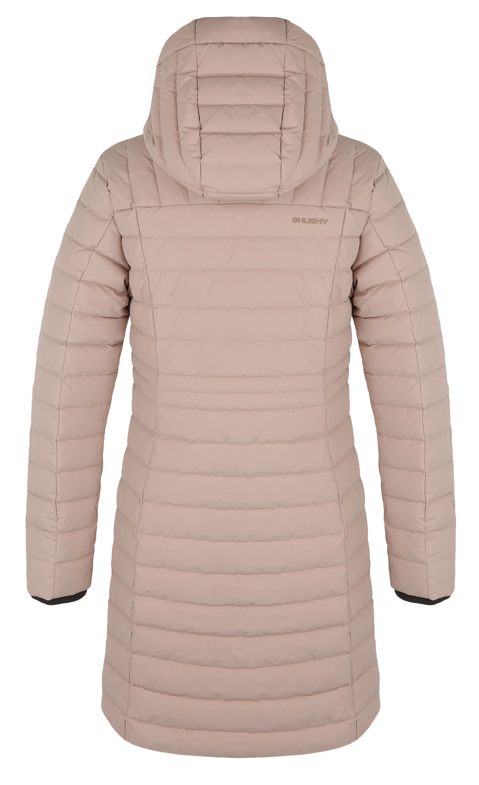 Husky Dámský péřový kabát Daili L beige Velikost: XL - Obrázek 2