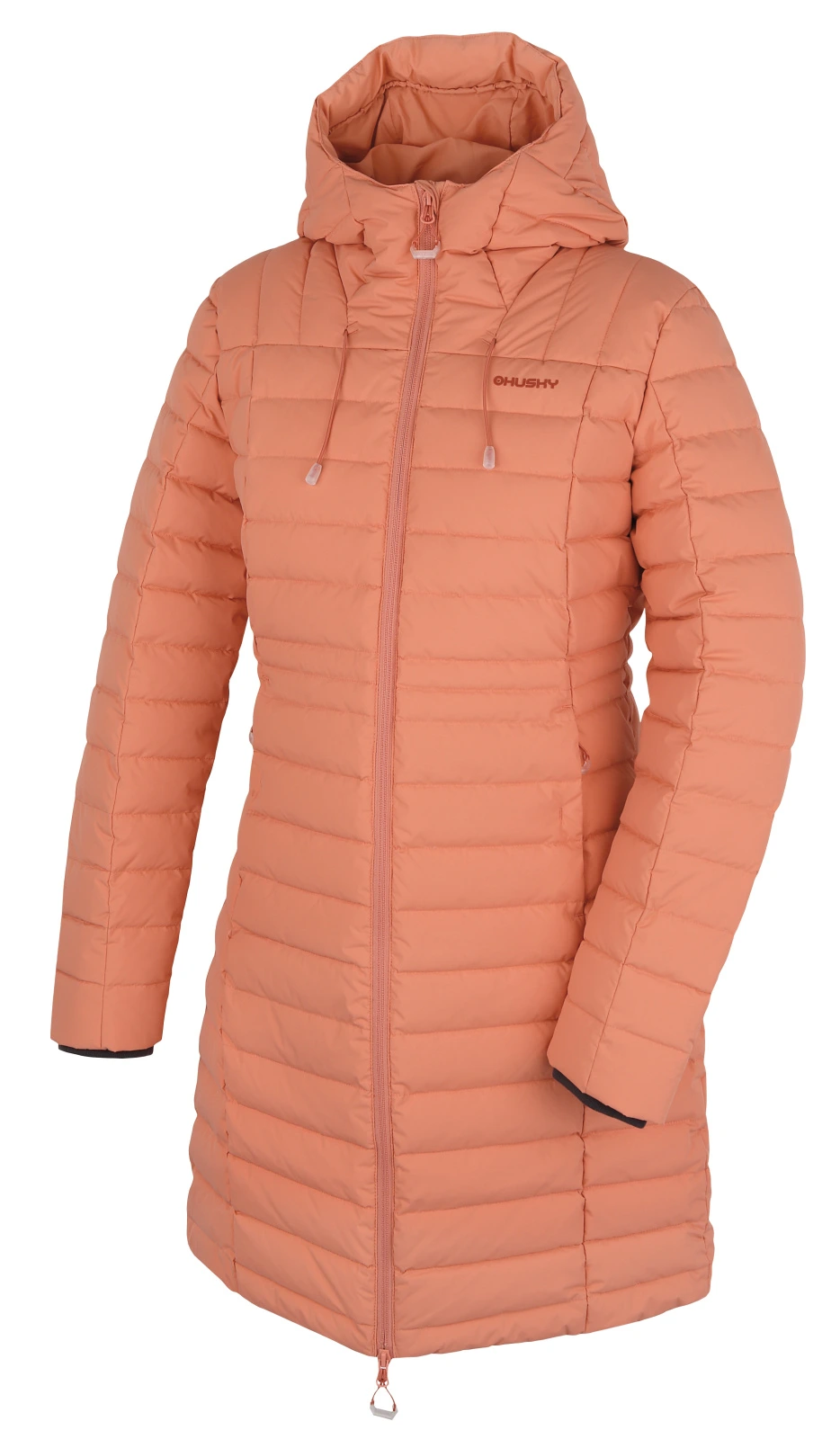 Husky Dámský péřový kabát Daili L faded orange Velikost: XL - plus