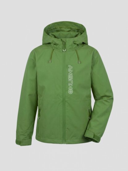 Husky Dětská hardshell bunda Neoni K green Velikost: 134