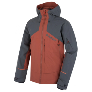 Husky Pánská lyžařská bunda Geilo M brown/grey Velikost: XXXL