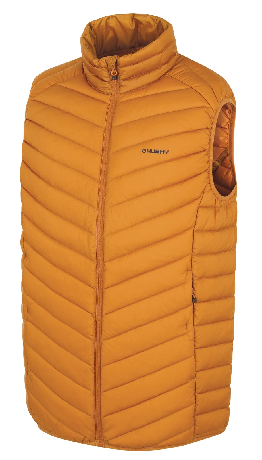 Husky Pánská péřová vesta Dresles M mustard Velikost: XL