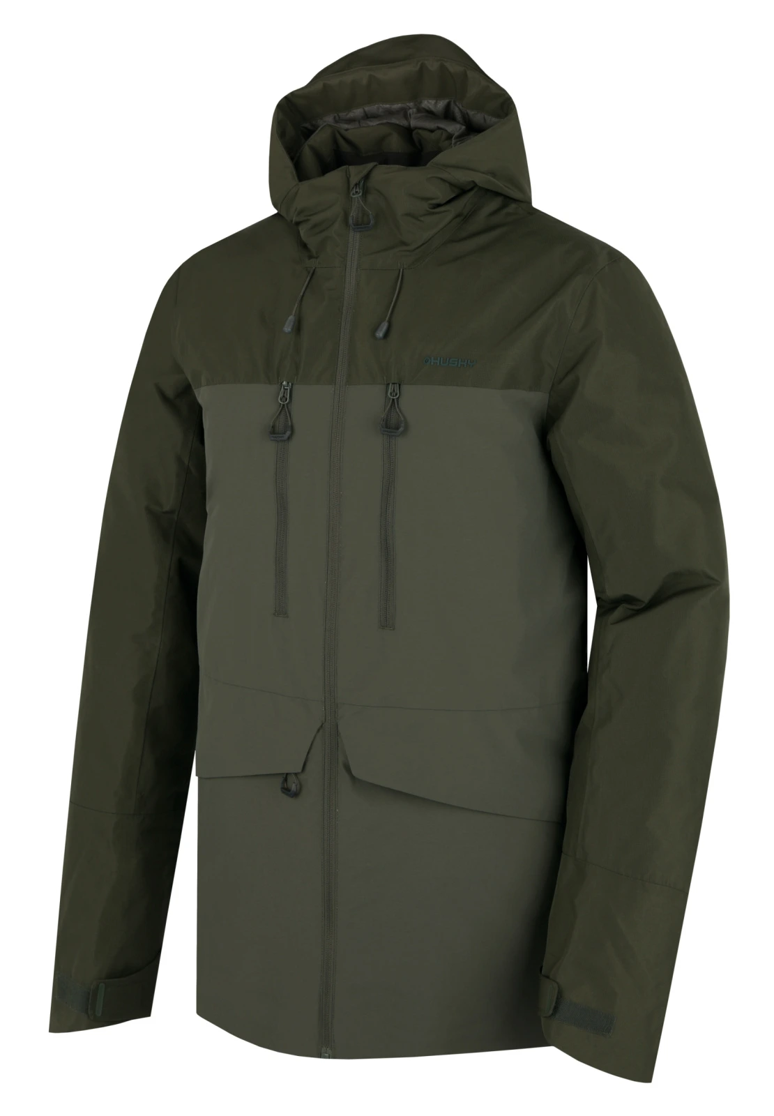 Husky Pánská plněná zimní bunda Nebet M dark khaki Velikost: M