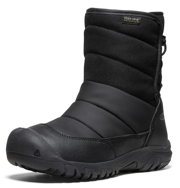 Keen PUFFRIDER WP CHILDREN black/steel grey Velikost: 25/26