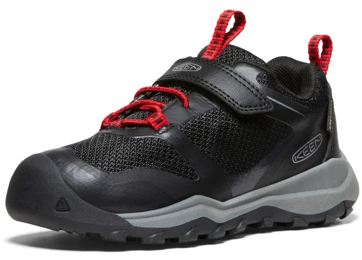 Keen WANDURO LOW WP CHILDREN black/ribbon red Velikost: 27/28