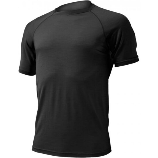 LASTING pánské merino triko QUIDO černé Velikost: 3XL