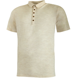 Lasting pánská merino polo košile BASI 7200 béžová Velikost: XL