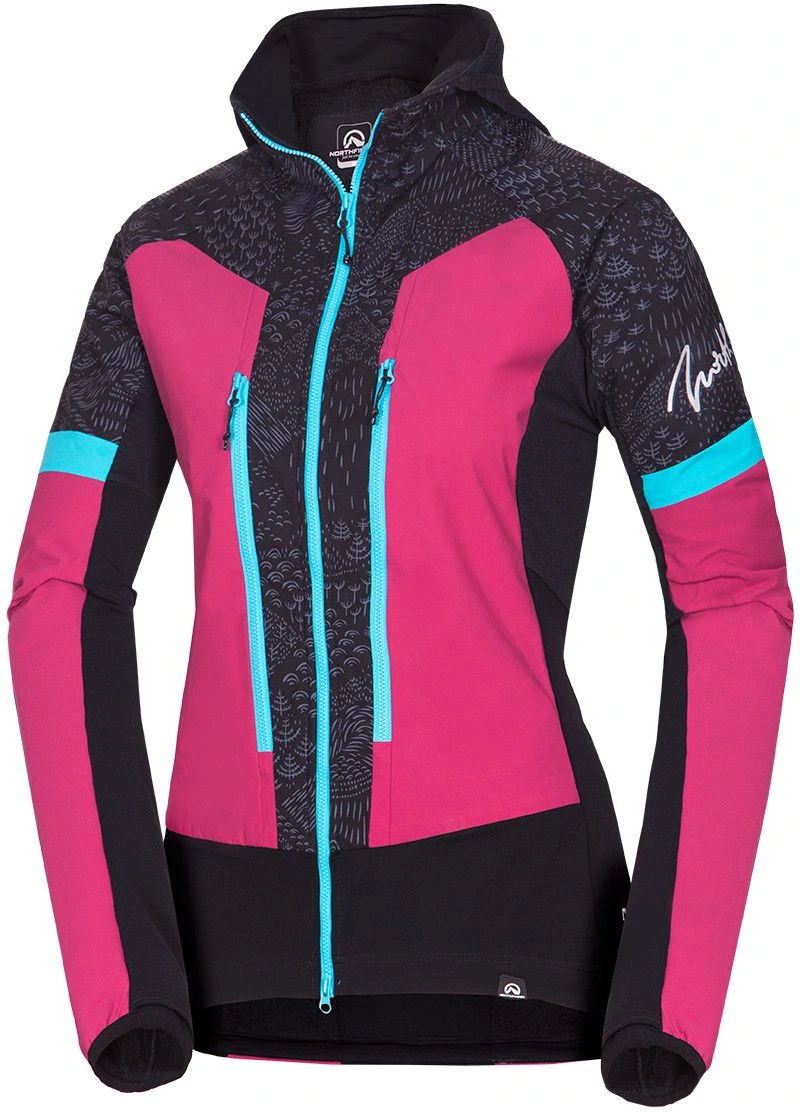 Northfinder KRIZNA dámská bunda cherryblack BU-48101SKP-577 Velikost: XXL 8584153431390