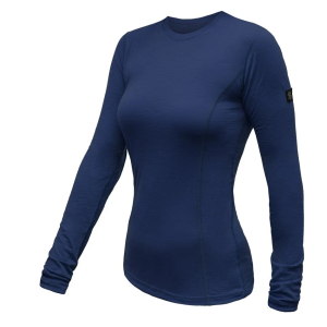 SENSOR MERINO ACTIVE dámské triko dl.rukáv deep blue Velikost: L