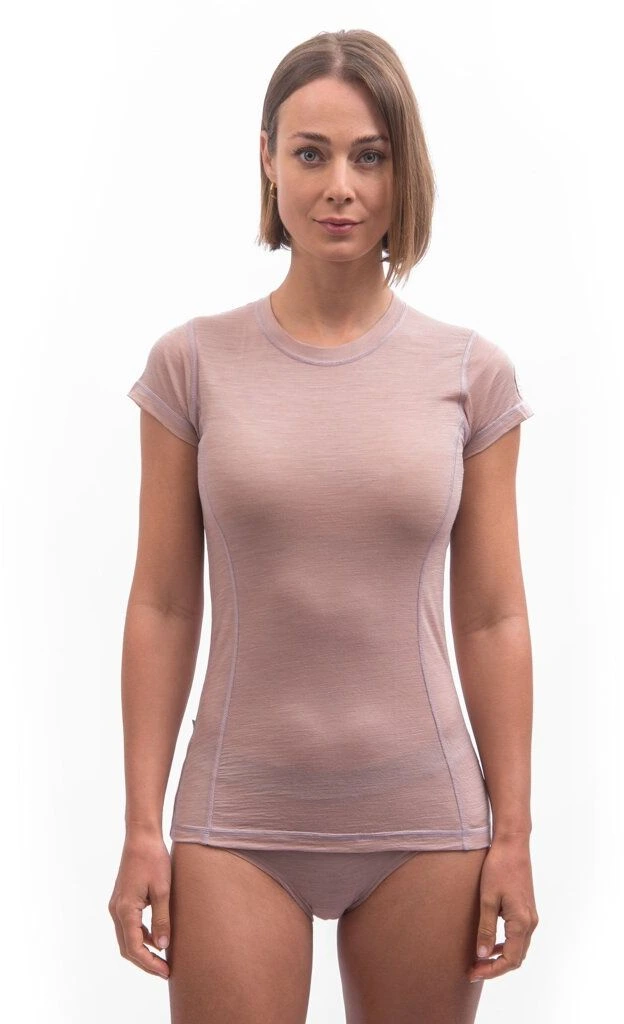 SENSOR MERINO AIR dámské triko kr.rukáv dusty pink Velikost: S 8592837103792 - Obrázek 2