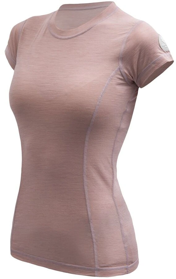 SENSOR MERINO AIR dámské triko kr.rukáv dusty pink Velikost: S 8592837103792
