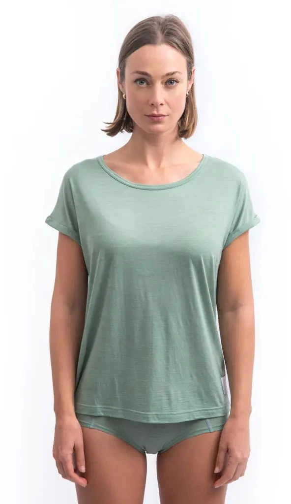 SENSOR MERINO AIR traveller dámské triko kr.rukáv basil green Velikost: XL 8592837108469 - Obrázek 2