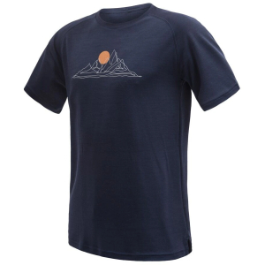 SENSOR MERINO BLEND MOON pánské triko kr.rukáv deep blue Velikost: S 8592837104836