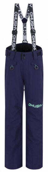 Husky Dětské lyžařské kalhoty Gunis Kids dark blue Velikost: 164 8592287172621