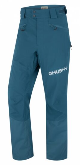 Husky Pánské lyžařské kalhoty Kippe M faded turquoise Velikost: M