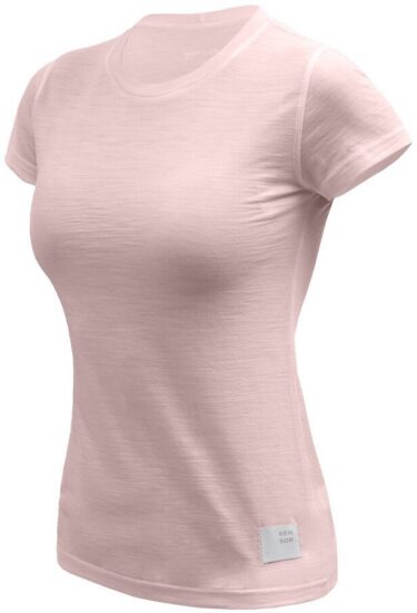 SENSOR MERINO CORDURA dámské triko kr.rukáv dusty pink Velikost: XL