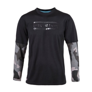 Fresh Trash Men´s Escape Merino Long Sleeve tee black/camo Velikost: M 8592837090863