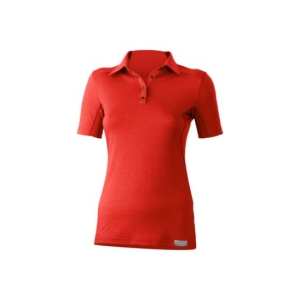 Lasting ALISA 3737 červená dámská merino polo košile Velikost: S